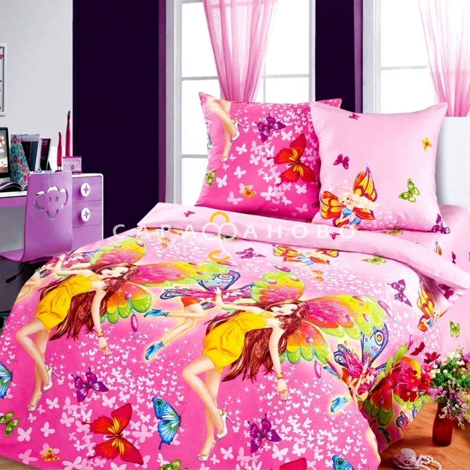 Ткань бязь 220 см Красотки (Компаньон) рис 8033 вид 1