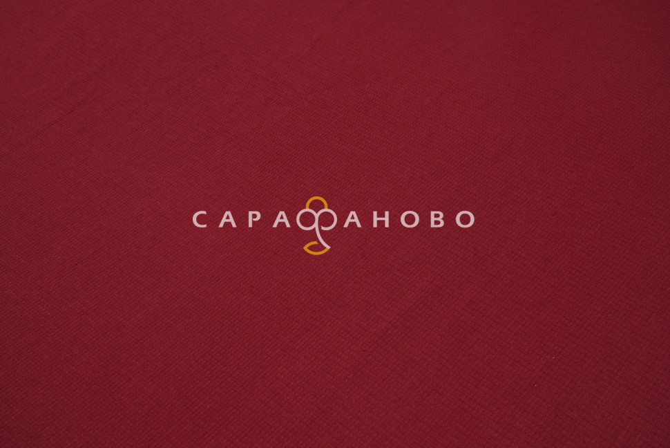 Ткань Полотно вафельное 150 см 200 гр (3х5) гл/кр №036 Бордо
