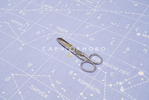 Ткань Поплин 150 см 115 гр рис Космолет (компаньон)