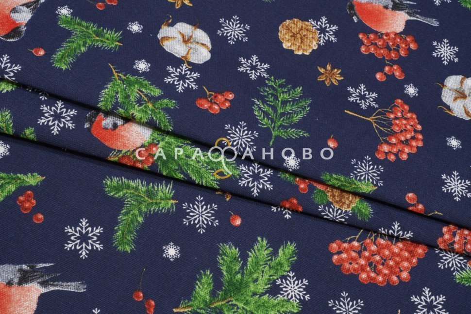 Ткань Рогожка 150 см рис. 12181-1 Волшебство