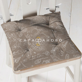 Комплект подушек на стул с тафтингом квадратных Mia Cara 30284-5 Жозефина