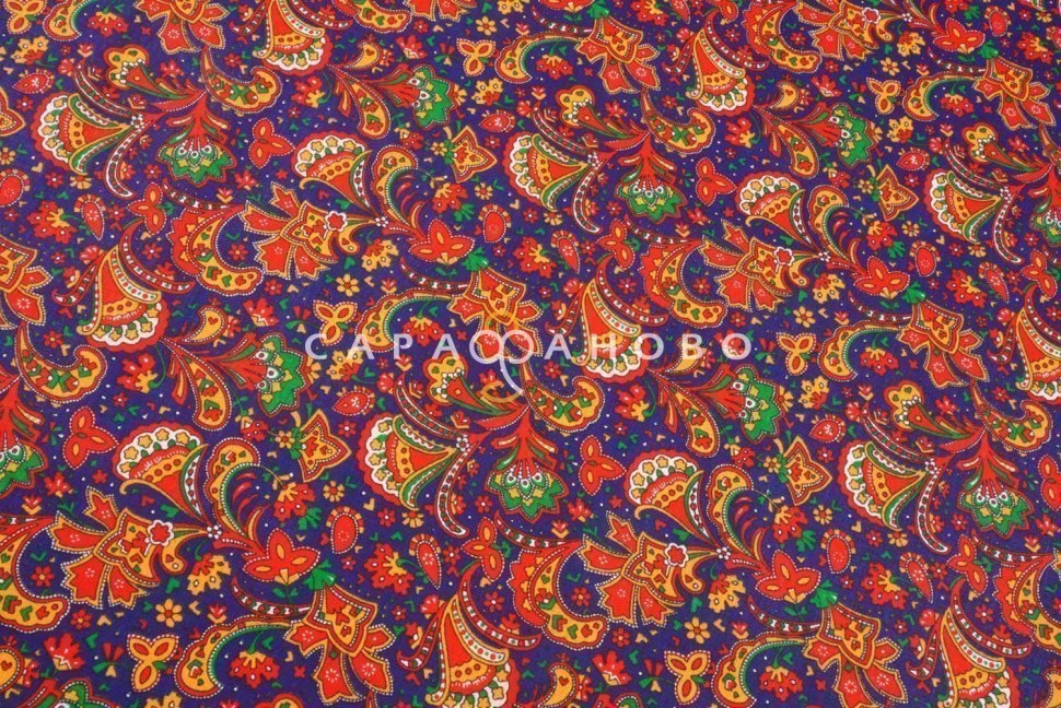 Ткань Бязь 150 см Плательная Коллекция рис 10614 вид 1