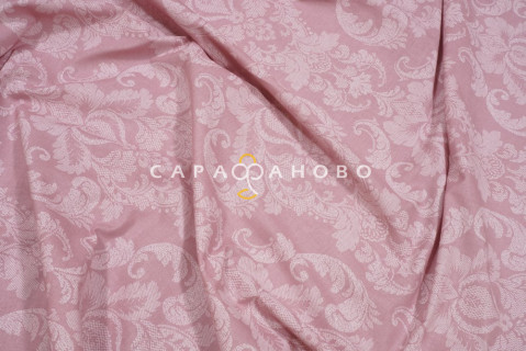 Ткань поплин 220 см "Византия(розовый)" рис 9866-1