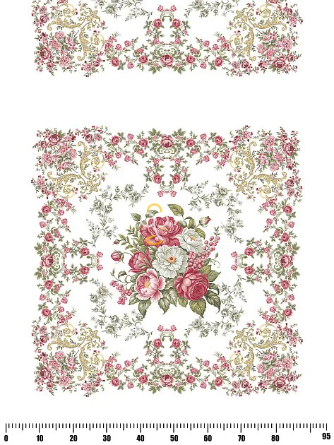 Ткань Ситец 95 см 90 гр рис 22027-1