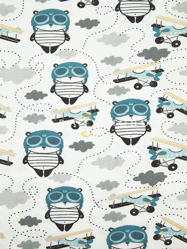 Ткань Теплый хлопок (Фланель) 180 см 170 гр диз Бобер Авиатор