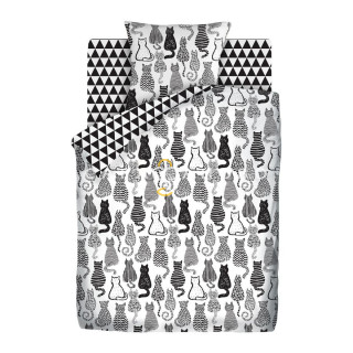 КПБ  Crazy Getup 16505-1/16504-1 Graphic cats