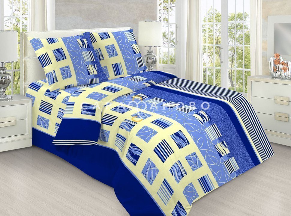 Бязь набивная 150 см 100 гр. рис 692