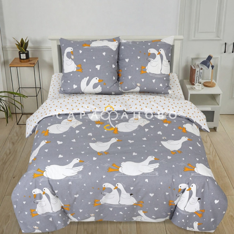 Ткань Поплин 220 см 115 гр гусиные лапки 13189-1