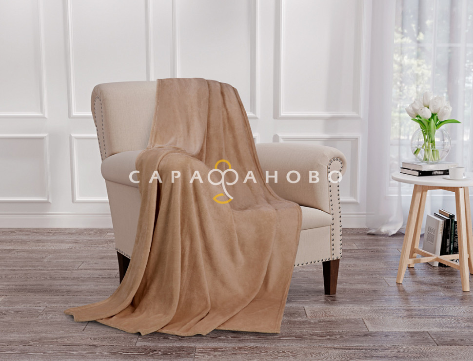 Ткань Велсофт (Аэрософт) глк 205 см 190 гр Какао