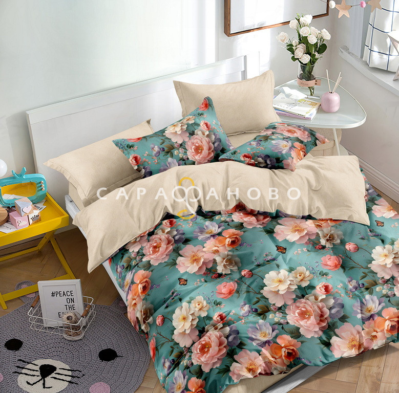 Ткань Поплин 220 см 115 гр А+В рис 1615