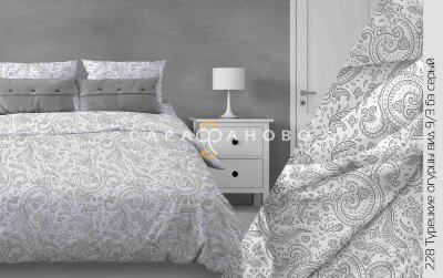 Ткань бязь 150 см 140 гр. рис 228 Турецкие огурцы вид 9/3