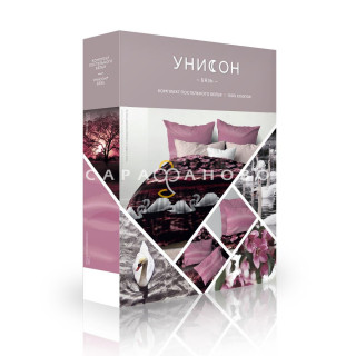 КПБ  Унисон Бязь 11874-1/11890-2 Лебединая верность