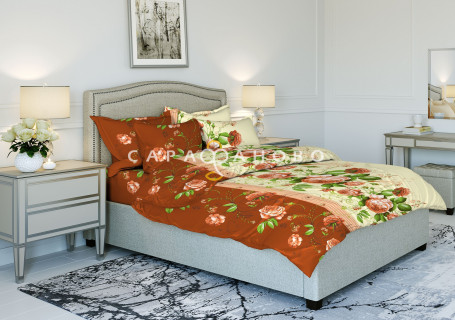 Ткань Бязь 150 см рис.  3674-4 "Ренесанс"