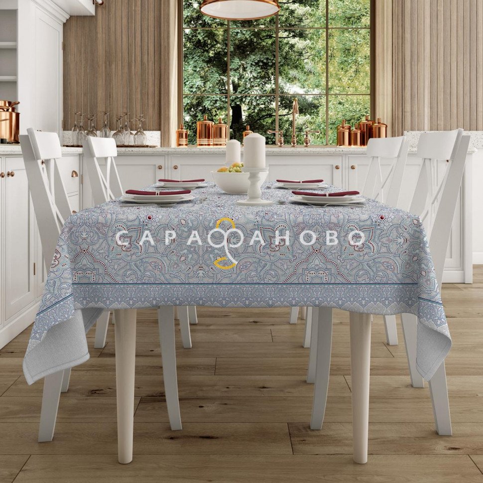 Скатерть рогожка Mia Cara 30300-1 Ожерелье