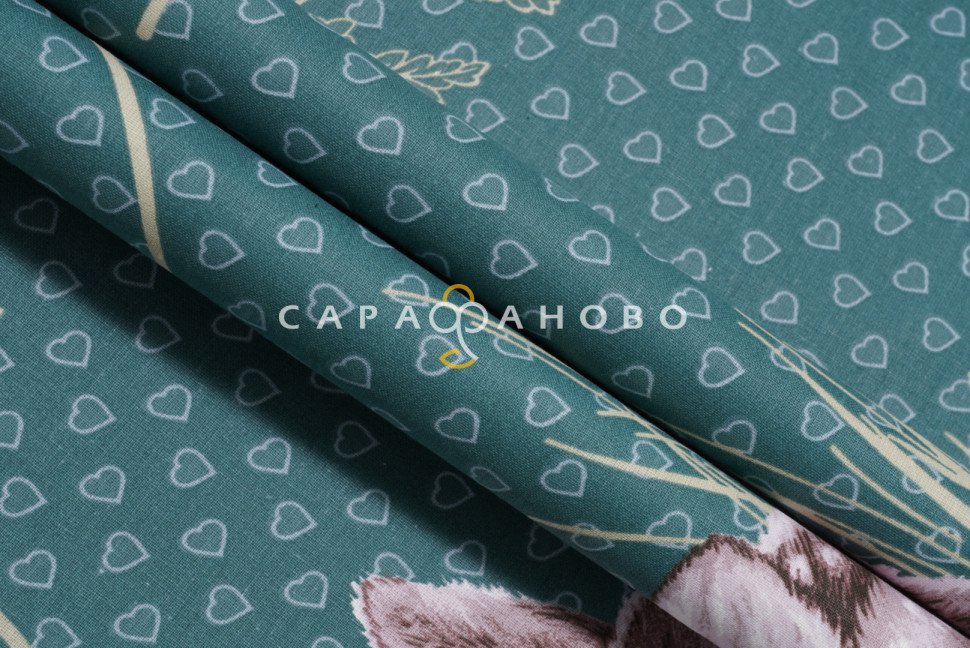 Ткань Перкаль 220 см рис. 209421 Бэмби 1 (основа)