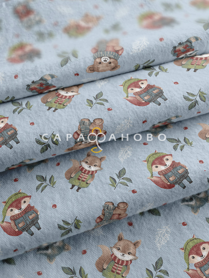 Ткань Фланель 95 см 180 гр рис 22023-1