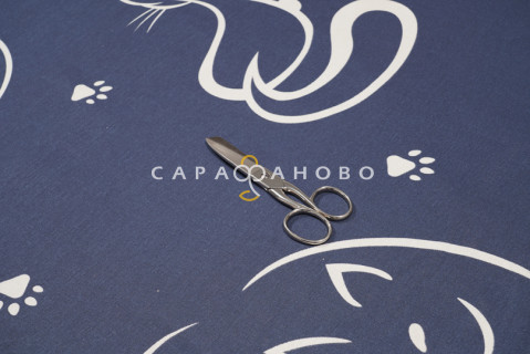 Ткань Бязь 220 см 120 гр рис 3039/1 Кошки