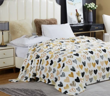 Ткань велсофт Сердца 160 гр/м2