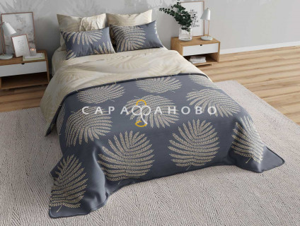 Ткань Бязь 220 рис. № 0209 вид 7 Папоротник (компаньон)