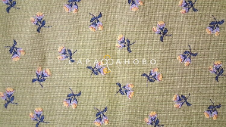 Гобеленовая ткань 160 см. Рис Дижонская горчица