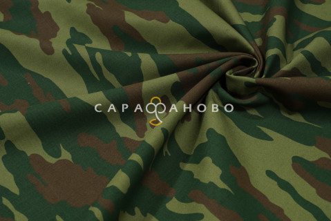 Ткань Саржа 150 см 260 гр рис 13-1 Флора