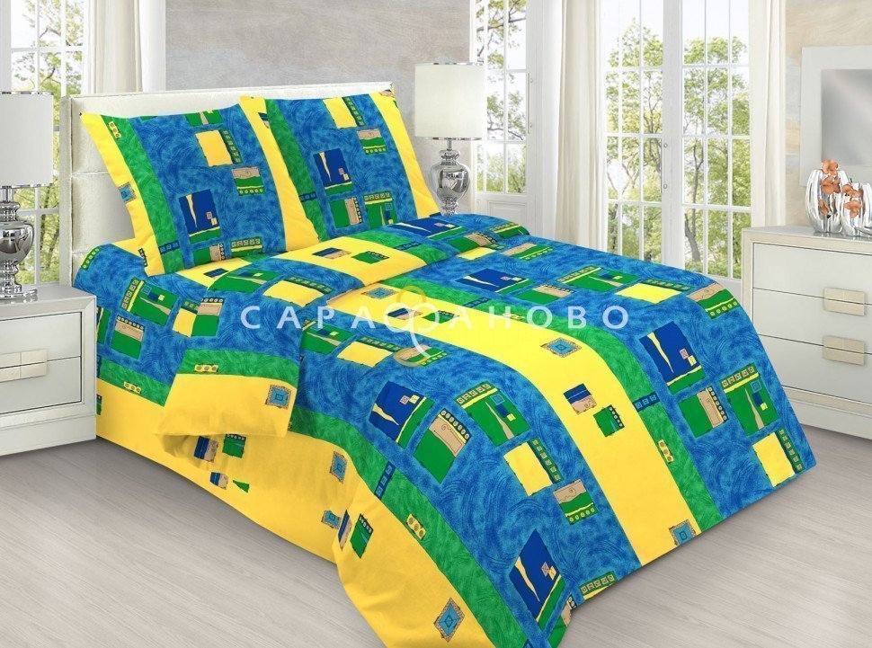 Бязь набивная 150 см 100 гр, рис 126 вид 1