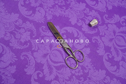 Ткань поплин 220 см "Византия(Фиолетовый)" рис 10894-3