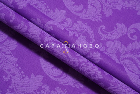 Ткань поплин 220 см "Византия(Фиолетовый)" рис 10894-3
