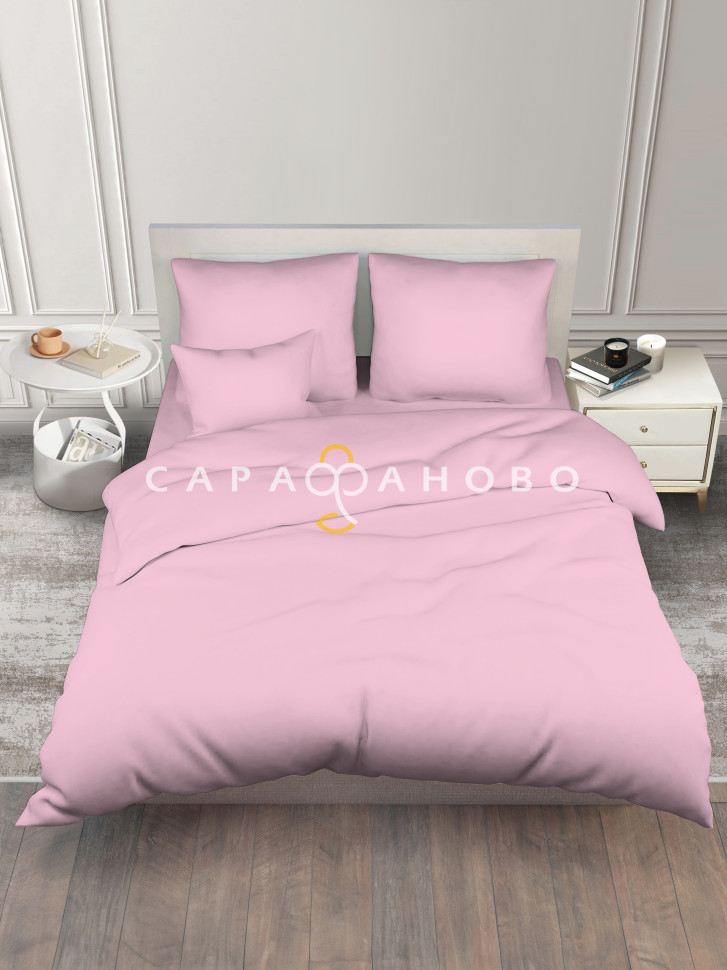 Поплин гл/кр 220/105-007 220 см рис Розовый пион (1)