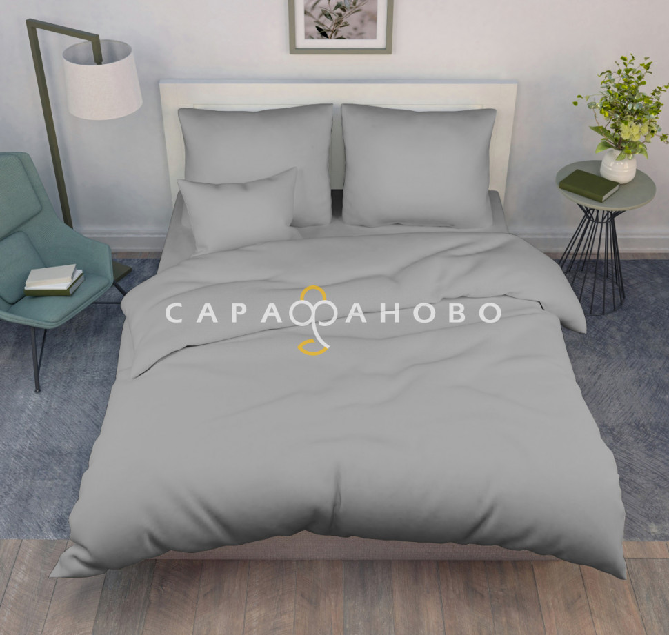 Ткань Бязь 220 см 120 гр глк цвет Серый