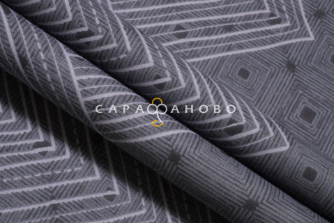 Ткань Поплин 220 см рис. 11365-1 Силуэт (основа)