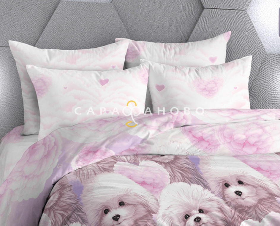 Ткань Поплин 220 см рис. Мальтипу (компаньон) 13542/1