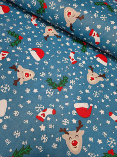 Ткань Бязь 150 см 120 гр рис 29488 новый год