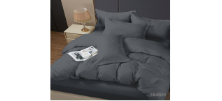 Микрофибра страйп 100% п/э 220 см (90) диз. 1х1 (18-0201) Графит
