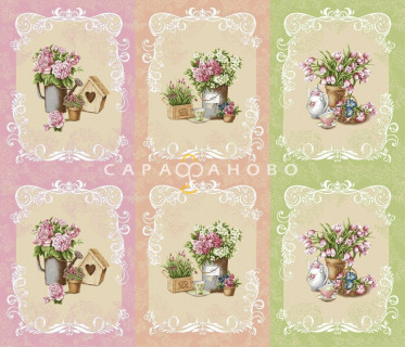 Ткань полотенечная 150 см рис Ля Рошель