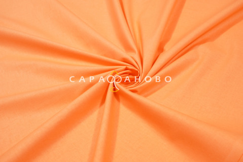 Ткань Бязь 150 см ГОСТ цвет 12130 оранжевый