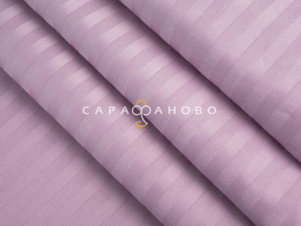 Ткань Страйп-сатин 240 см 1-1 Пыльная Роза 40*40