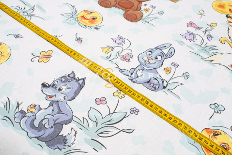 Ткань Бязь 150 см 120 гр рис Колобок вид 1 (основа)