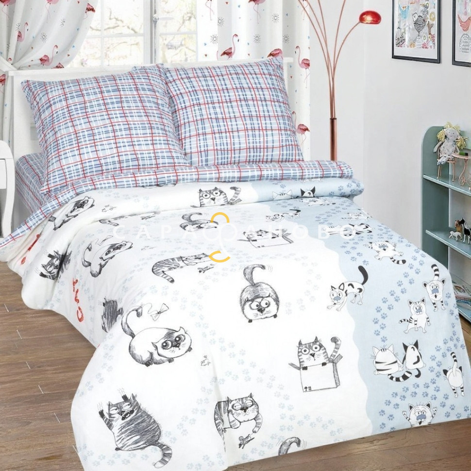 Ткань поплин 150 см рис 11473 вид 1