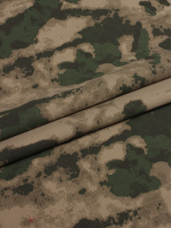 Рипстоп набивной 150 см, 862-1 Мох 230 +/- 10 г/м2