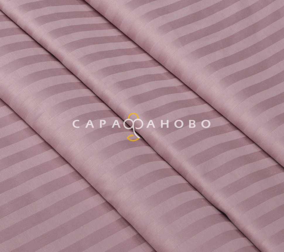 Ткань Страйп-сатин 240 см 1-1 Розовый Зефир 40*40