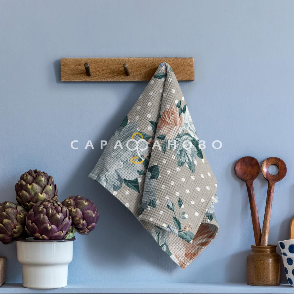 Полотенце вафельное Mia Cara 30389-1 Красотка