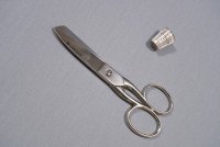 Ткань Тик 150 см 205 гр рис 16460 светлый графит 1 , миниатюра 5