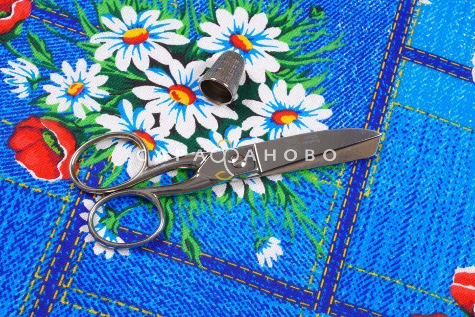 Ткань Бязь 150 см Плательная Коллекция рис 8209 вид 1