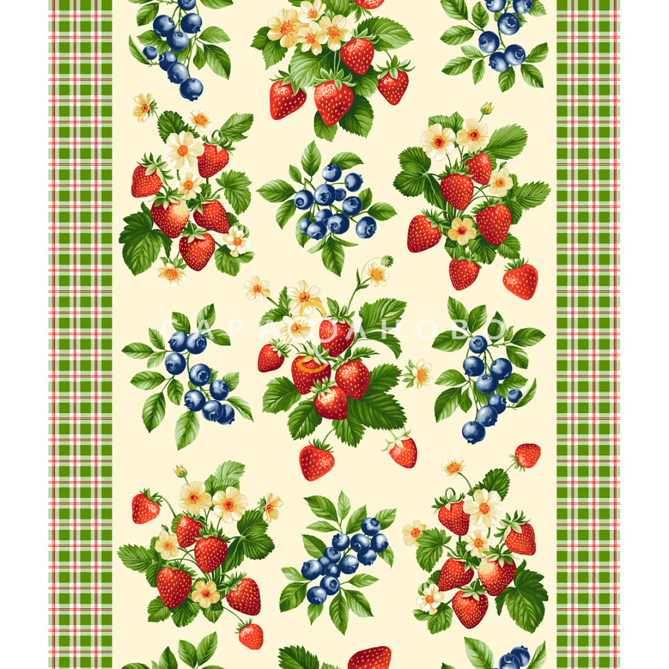 Полотно вафельное 50 см 175 гр наб рис 29439-1