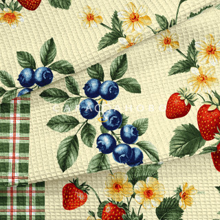 Полотно вафельное 50 см 175 гр  наб рис 29439-1 