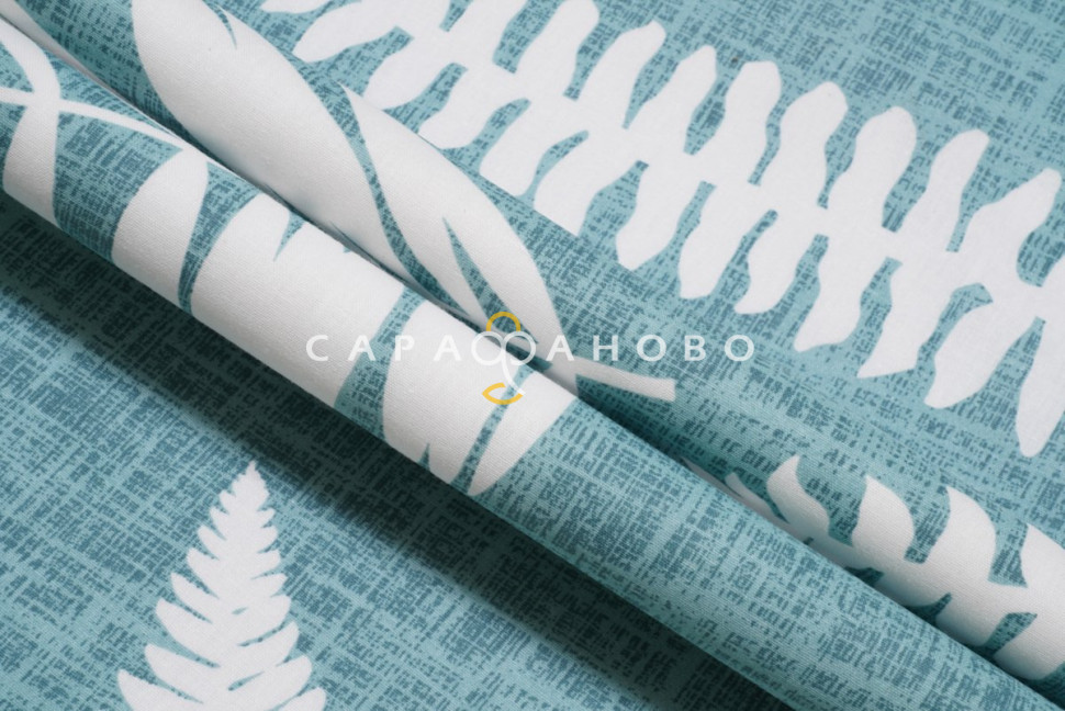 Ткань поплин 220 См. 105 гр Папоротник Рис. 28258/1 Основа