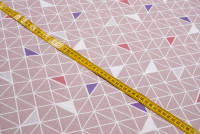 Ткань бязь 220 см 120 гр рис. 122в1/10 Треугольники, миниатюра 5