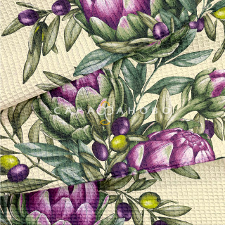 Полотно вафельное 50 см 175 гр  наб рис 29501-1 