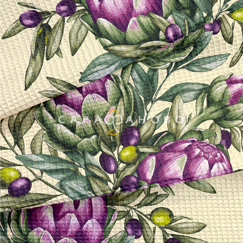 Полотно вафельное 50 см 175 гр наб рис 29501-1